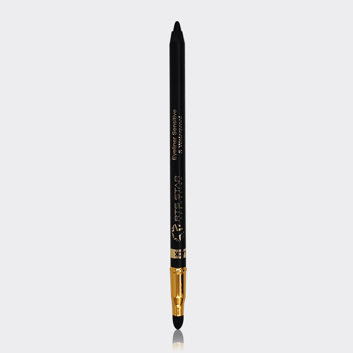 مداد چشم پاک کن دار آر تی اس RTS Star Waterproof Black Eyeliner Sensitive