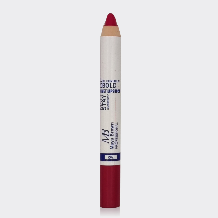 رژ لب مدادی 24 ساعته مایا براون Maya Brown Professional Velvet Lipstick Matt Style Waterproof