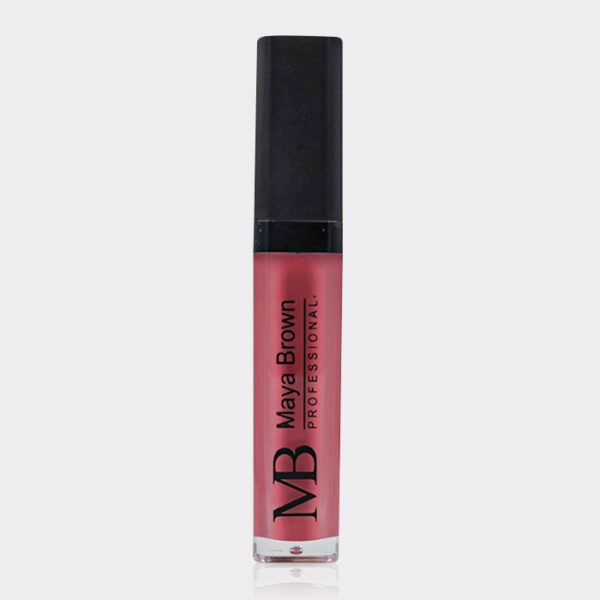 رژ لب مایع مات مایا براون Maya Brown Matte LipGloss Waterproof 8ml