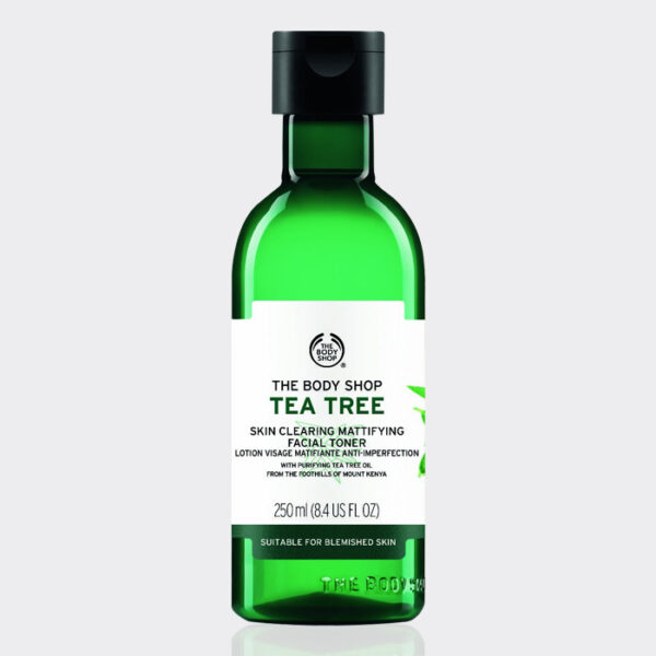 تونر درخت چای (تی تری) بادی شاپ 250 میل مدل Tea Tree Skin Clearing Mattifying Toner