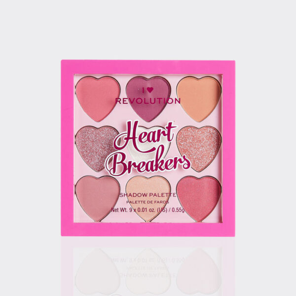 پالت سایه 9 رنگ رولوشن سوییت هارت مدل Revolution Heart Breakers shadow Palette Sweetheart