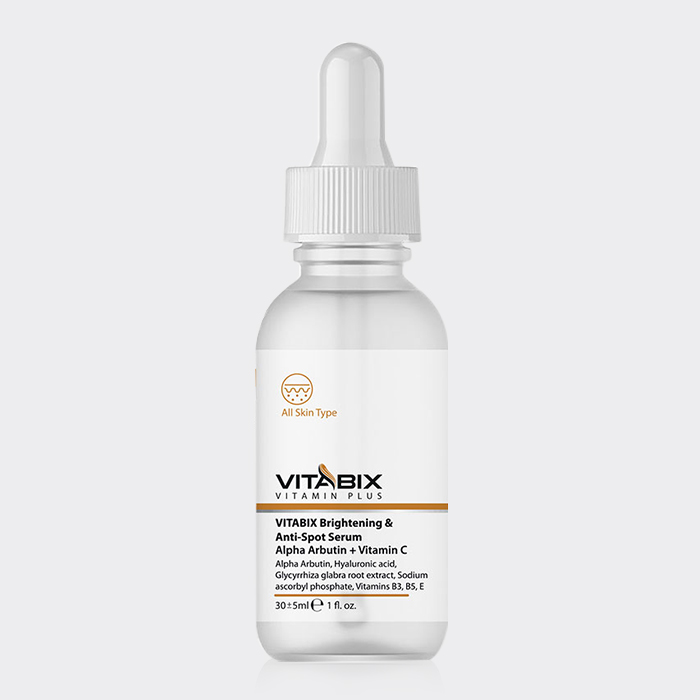 سرم روشن کننده و ضد لک ویتامینه ویتابیکس Vitabix Vitamin Plus Brightening & Anti Spot Serum 30ml