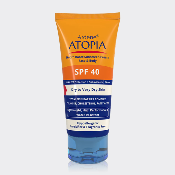 کرم ضد آفتاب پوست خشک آردن اتوپیا Arden Atopia Hydro Boost SPF 40 Sunscreen Cream 50ml