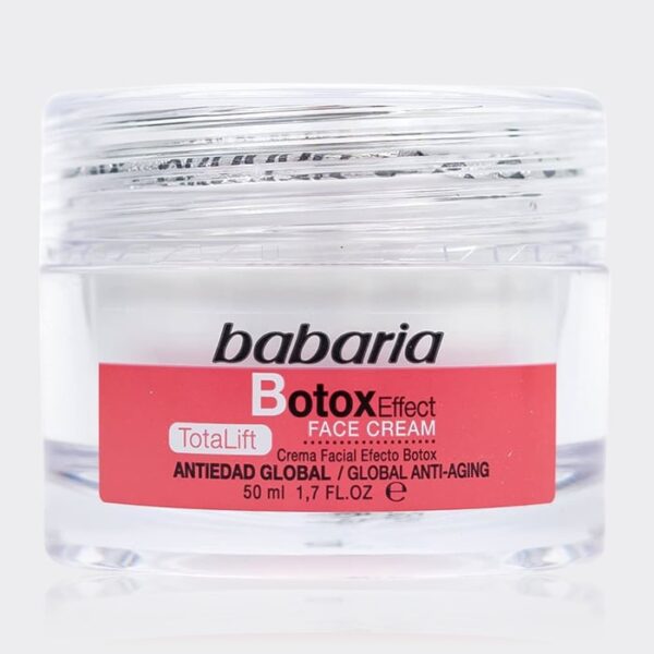 کرم لیفت و بوتاکس باباریا مدل babaria Botox Effect Face Cream 50ml