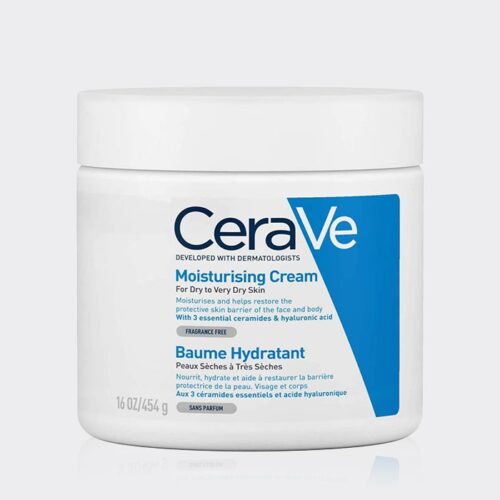 آبرسان و مرطوب کننده پوست خشک و خیلی خشک سراوی Cerave Moisturizing Cream For Dry to Very Dry Skin 454g
