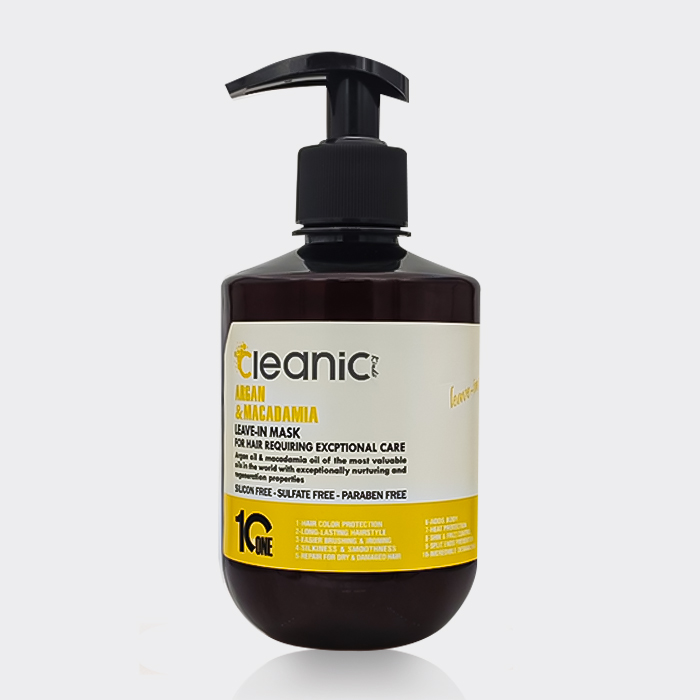 ماسک مو آرگان و ماکادمیا بعد از حمام کلینیک کیندی Cleanic Kindii Argan& Leave In Mask 350ml