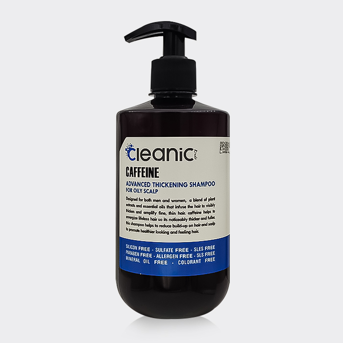 شامپو ضد ریزش کافئین موهای چرب کلینیک کیندی Cleanic Kindii Caffeine For Oily Scalp Shampoo 550ml