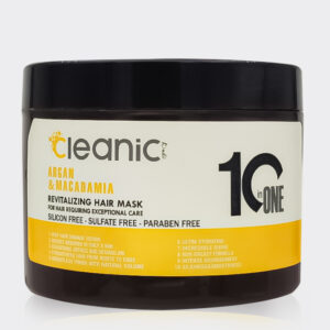 ماسک مو بدون سولفات آرگان و ماکادمیا کلینیک کیندی  Cleanic Kindii Argan & Macadamia Hair Mask 500ml