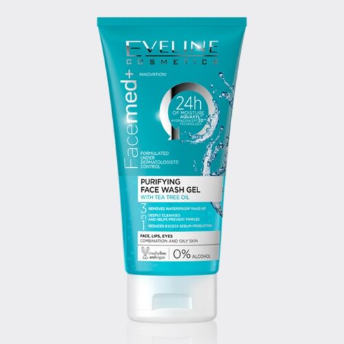 ژل شستشو ضد جوش اولاین EVELINE Purifying Face Wash Gel 150ml