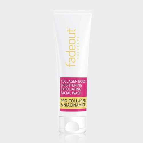 ژل شستشو روشن کننده کلاژن بوست فیداوت fadeout Collagen Boost Whitening Exfoliating Facial Wash 100ml