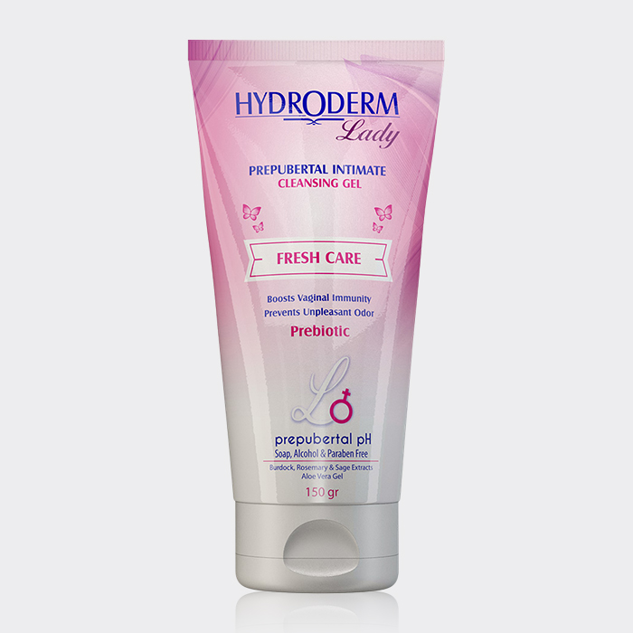 ژل بهداشتی دوشیزگان هیدرودرم Hydroderm Fresh Care Prebiotic Cleansing Gel 150g