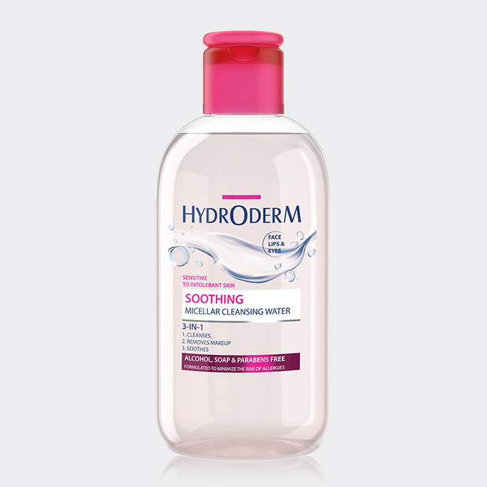 میسلارواتر پوست حساس هیدرودرم Hydroderm Soothing Micellar Water 250ml