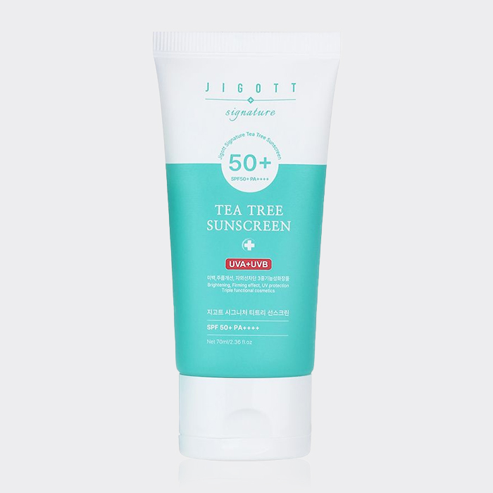 کرم ضد آفتاب تی تری جیگوت Jigott Tea Tree SPF 50 Sunscreen 70ml
