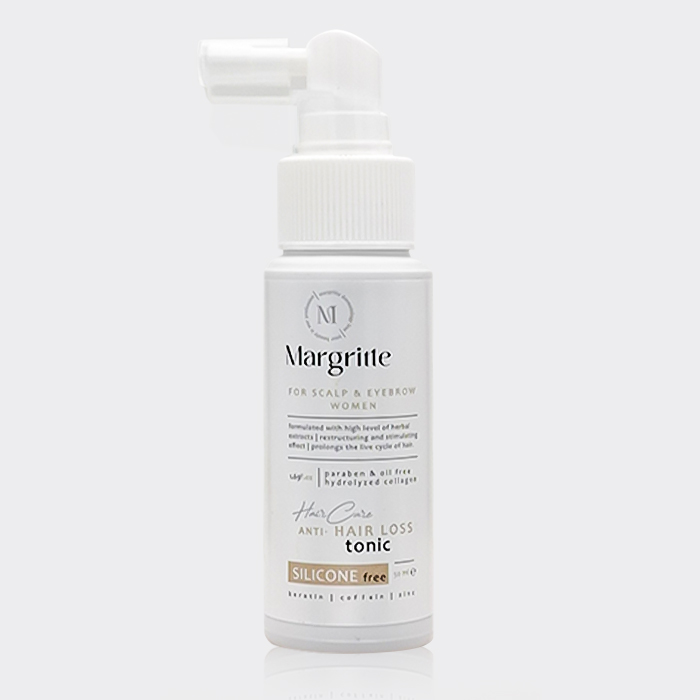 تونیک ضد ریزش مو و ابرو بانوان مارگریت Margritte Anti Hair Loss Tonic 50ml
