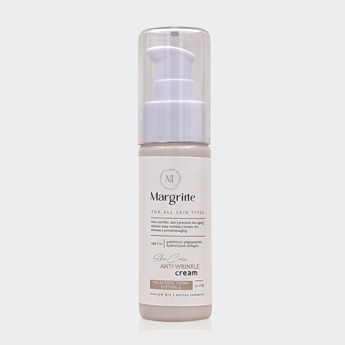 کرم ضد چروک تترا پپتاید مارگریت Margritte Anti Wrinkle Cream 50ml