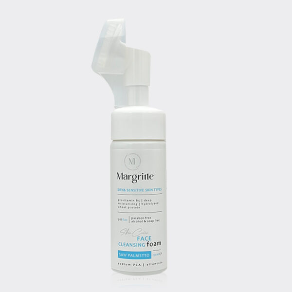 فوم شستشو پوست خشک و حساس مارگریت Margritte Saw Palmetto Cleansing Foam 150ml