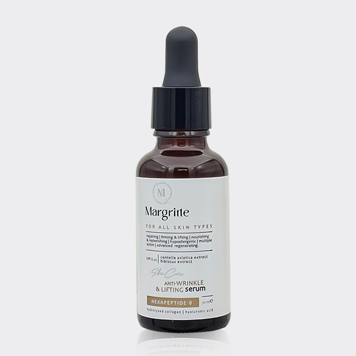 سرم ضد چروک و لیفتینگ هگزاپپتاید-8 مارگریت Margritte Anti Wrinkle & Lifting Serum 30ml