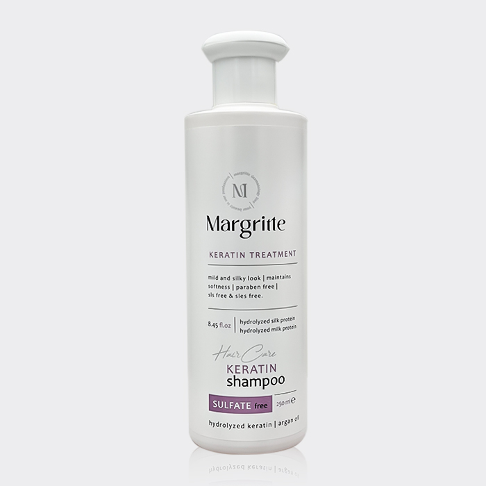 شامپو موهای کراتین شده مارگریت Margritte Keratin Shampoo 250ml