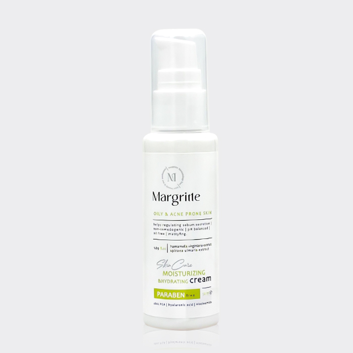 کرم مرطوب کننده و آبرسان پوست چرب مارگریت Margritte Moisturizing & Hydrating Oily Skin Cream 50ml