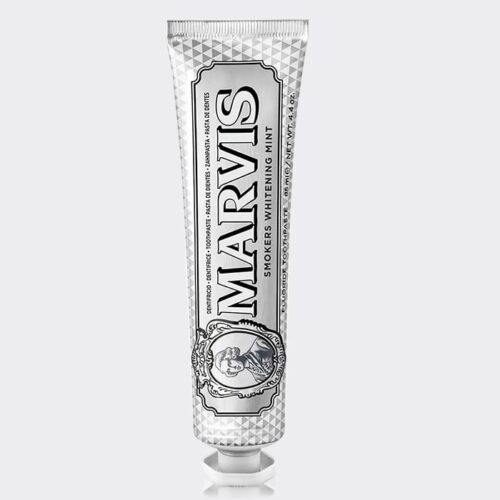 خمیر دندان سفید کننده مخصوص سیگاری ها مارویس مدل Marvis Smokers Whitening Mint Toothpaste 85ml