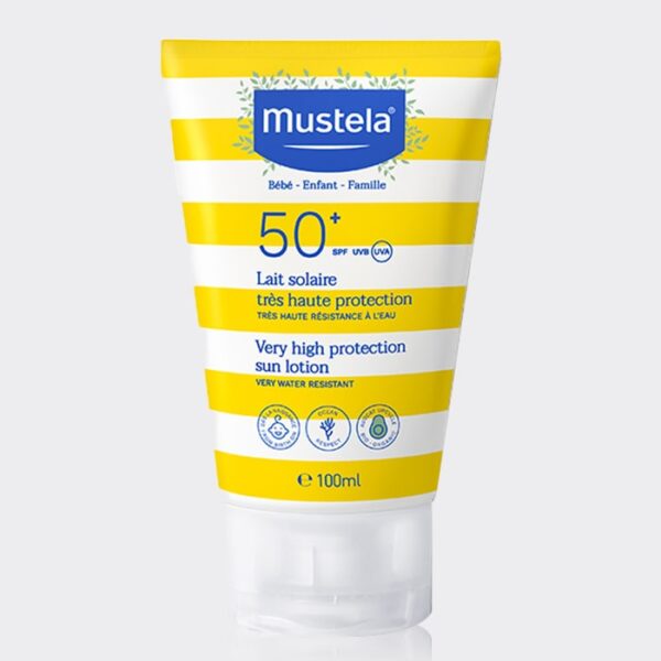 1-min-1-14.jpg لوسیون ضدآفتاب کودک موستلا مدل mustela Very high Protection sun Lotion