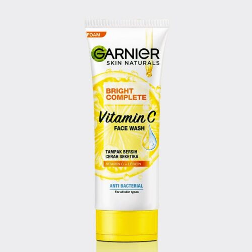 فوم شوینده روشن کننده ویتامین سی گارنیه مدل  Garnier Bright Complete Vitamin C Face Wash
