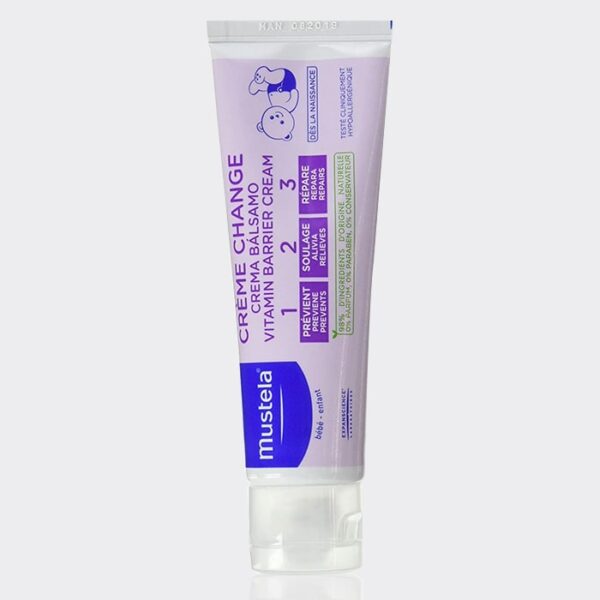 کرم سوختگی پای کودک موستلا 50 میل مدل Mustela Vitamin Barrier Cream