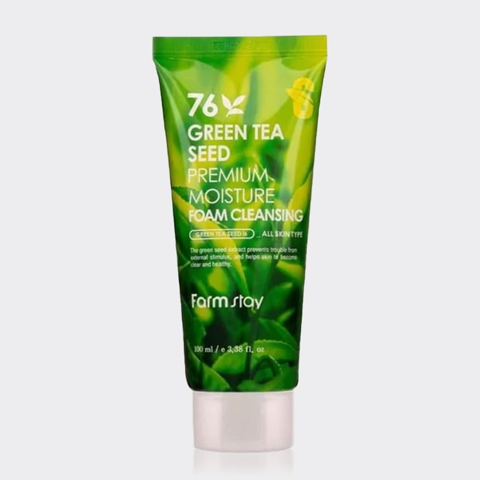 فوم شوینده دانه چای سبز فارم استی مدل Farm Stay Green Tea Seed foam cleansing