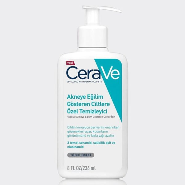 1-min-3-10.jpg شوینده ضدجوش سالیسیلیک اسید سراوی مدل Cerave Blemish Control Cleanser 236ml