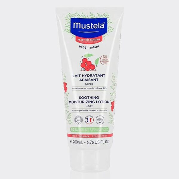 لوسیون بدن حساس کودک موستلا مدل Mustela Soothing Moisturizing Lotion