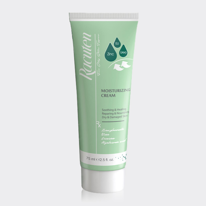 کرم مرطوب کننده و ترمیم کننده پوست خشک راکوتن Racuten Dry & Damaged Moisturizing Cream 75ml