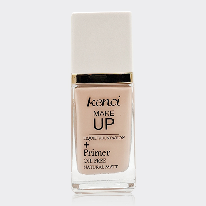 کرم پودر پرایمر دار کنسی Kenci Liquid Foundation + Primer Oil Free 40gr