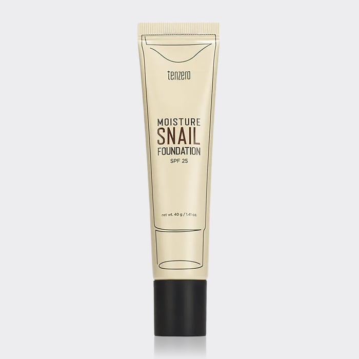 کرم پودر مرطوب کننده و ضد چروک حلزون تن زیرو tenzero Moisture Snail SPF25 Foundation 40g