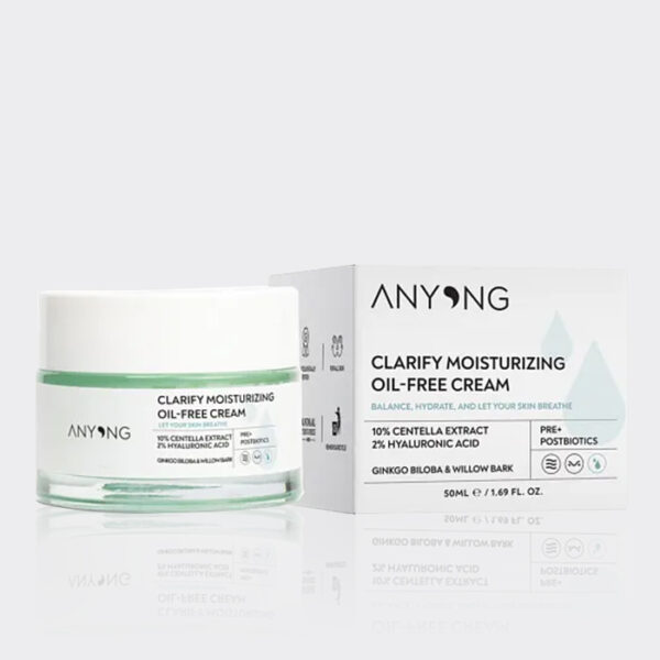 کرم مرطوب کننده ضد جوش بدون چربی آنیانگ Anyong Clarify Moisturizing Oil Free Cream 50ml