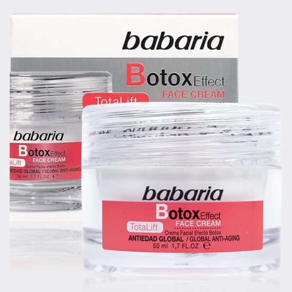 کرم لیفت و بوتاکس باباریا مدل babaria Botox Effect Face Cream 50ml