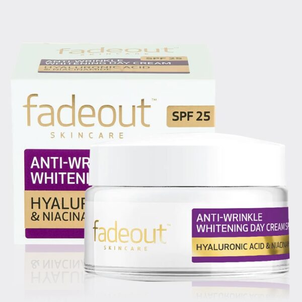 کرم روز ضد چروک و روشن کننده فیداوت fadeout Anti-Wrinkle Whitening Day Cream 50ml