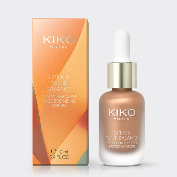 برنزر مایع بالانس کیکو میلانو KIKO Milano Create Your Balance Colour-Boost Face Bronzing Drops 12ml