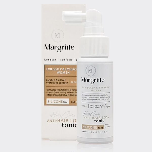 تونیک ضد ریزش مو و ابرو بانوان مارگریت Margritte Anti Hair Loss Tonic 50ml