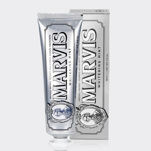 خمیر دندان سفید کننده مارویس مدل Marvis Whitening Mint Toothpaste 85ml