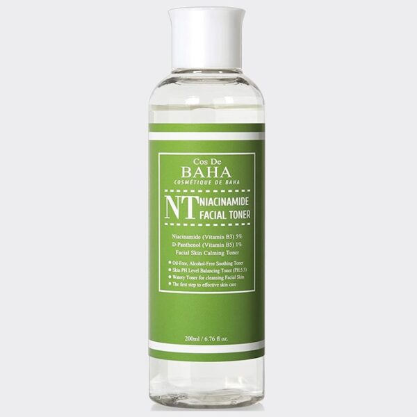 2-min-6-2.jpg تونر نیاسینامید کاز دی باها مدل Cos De BAHA Niacinamide Facial Toner