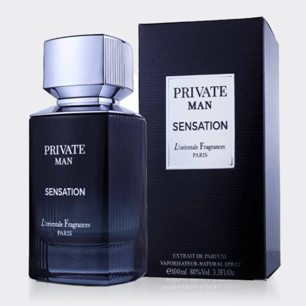 اکستریت پرفیوم مردانه پرایوت من سنسیشن لورینتال فرگرنس Lorientale Fragrances Private Man Sensation Extrait De Parfum 100ml