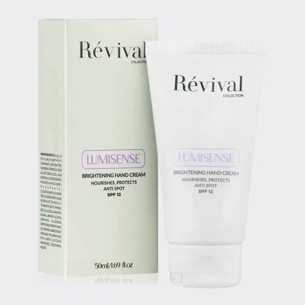 کرم دست روشن کننده و ضد لک رویوال Revival Lumisense Brightening Hand Cream 50 ml