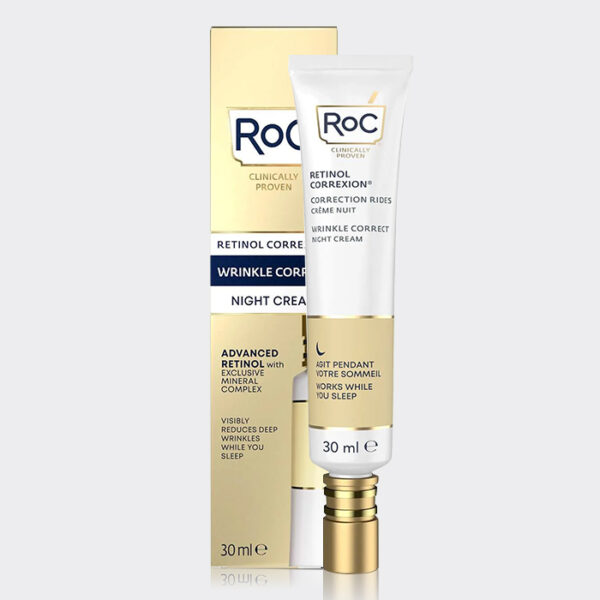کرم شب رتینول کارکشن راک Roc Retinol Correxion Wrinkle Correct Night Cream 30ml