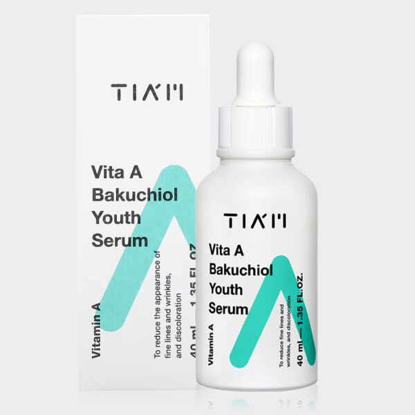 سرم ضد چروک رتینول باکوچیول تیام TIAM Vita A Bakuchiol Youth Serum 40ml