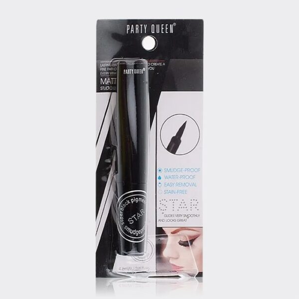 خط چشم استار پارتی کوئین Party Queen Matte Studio Star Liquid Liner 4.8ml