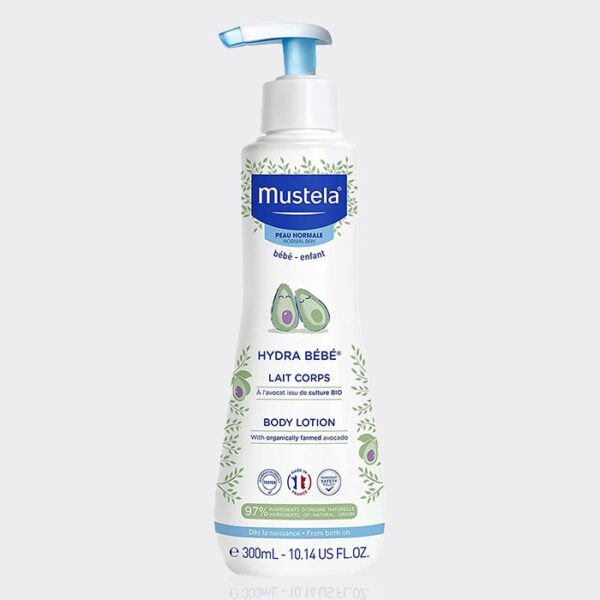 لوسیون بدن هیدرا ب ب کودک موستلا مدل Mustela Hydra Bebe Body Lotion 300ml
