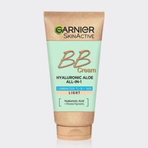 بی بی کرم آبرسان بدون چربی گارنیه مدل Garnier BB Cream Hyaluronic Aloe All-In-1 Combination To oily Skin 50ml