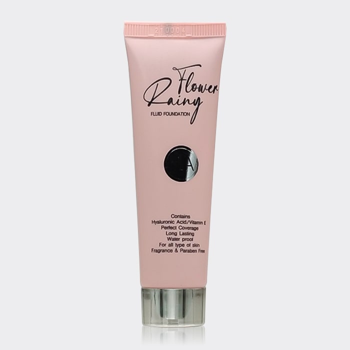 کرم پودر هیالورونیک اسید رینی فلاور Rainy Flower Fluid Foundation Hyaluronic Aacid 30ml