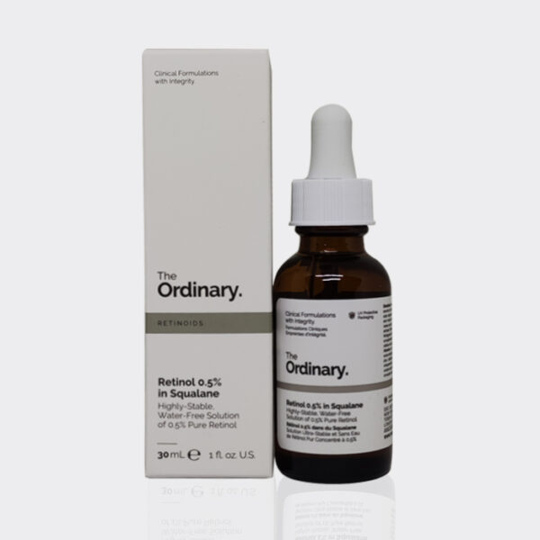 سرم رتینول 0/5 % اوردینری ۳۰ میل مدل The Ordinary Retinol 0.5% In Squalane