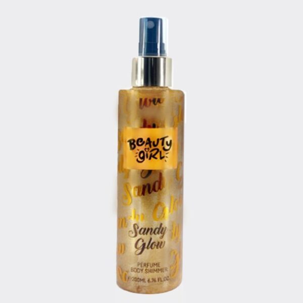 بادی اسپلش شیمر سندی گلو بیوتی گرل مدل Beauty Girl Sandy Glow Perfume Body Shimmer